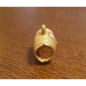 Vintage Seagrams Ancient Bottle Gin Barrel Charm or Pendant Tiny